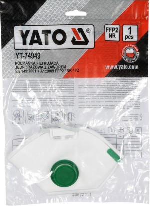 Yato Półmaska filtrująca FFP2/PZ (YT-74949) 2