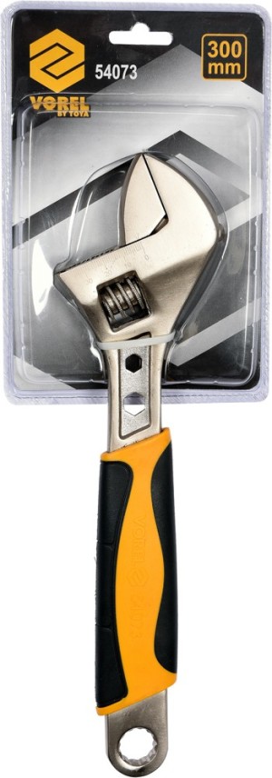 Vorel Klucz nastawny typu szwed 300mm gumowa rękojeść (54073) 3