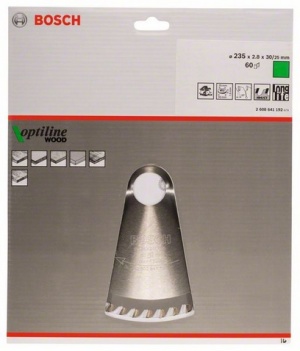 Bosch Tarcza pilarska Optiline Wood 235 x 30mm 60z (2608641192) 2