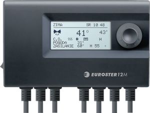 Euroster Sterownik regulacji temperatury obiegu grzewczego z zaworem 3 lub 4-drogowym (12M) 1
