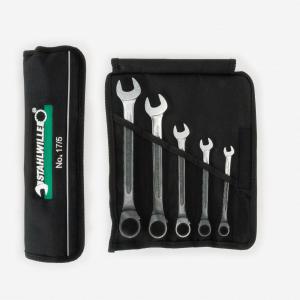 Stahlwille Zestaw kluczy płasko-oczkowych z grzechotką 8-19mm 5szt. (96411705) 2