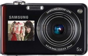Aparat cyfrowy Samsung PL150 Czarno-czerwony 1