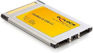 Kontroler Delock KARTA PCMCIA-2x USB 2.0 SLIM 1