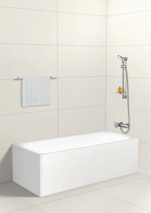 Bateria wannowa Hansgrohe Ecostat 1001 CL ścienne chrom (13201000) 2