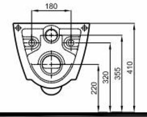 Miska WC Koło Modo Rimfree wisząca Reflex (L33120900) 3