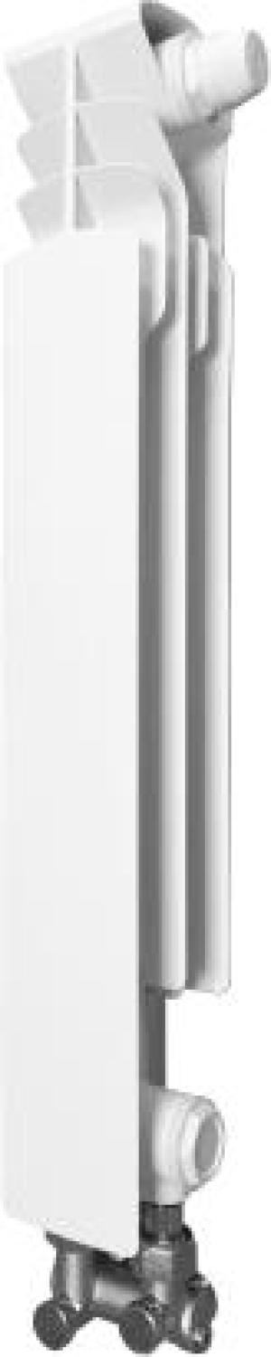 KFA Element grzejnik aluminiowy prawy G 500 F/D zasilanie dolne + zespół przyłączy kątowych 50 x 50mm zasilane krzyżowe (878-151-44) 1