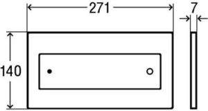 Przycisk spłukujący Viega Visign for Style 12 do WC stal nierdzewna (597283) 2
