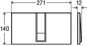Przycisk spłukujący Viega Visign for Style 14 do WC stal nierdzewna (654726) 2