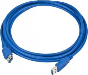 Kabel USB Gembird USB-A - 1.8 m Niebieski (CCPUSB3AMAF6) 1