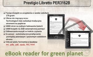 Czytnik Prestigio Libretto PER3162B + 460 lektur! 4