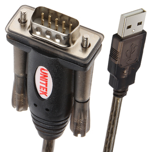 Kabel USB Unitek USB-A - RS-232 1.4 m Czarny (Y105A) 2