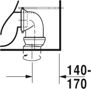 Zestaw kompaktowy WC Duravit ME by Starck 65 cm cm biały (2170090000) 11