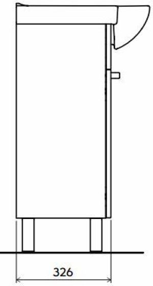 Koło Freja 55 cm biały (L79004000) 3