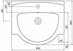 Koło Freja 55 cm biały (L79004000) 4