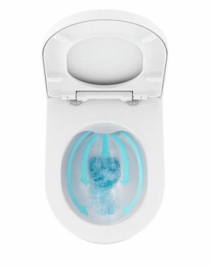 Miska WC Ravak Uni Chrome RimOff wisząca (X01535) 2