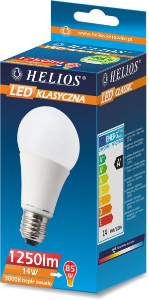 Helios Żarówka LED klasyczna E27 14W (LED-2729) 1