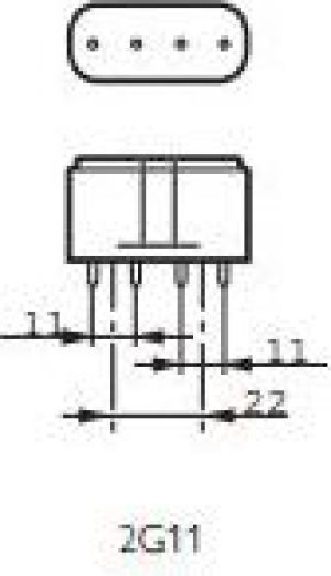 Świetlówka kompaktowa Philips Master PL-L 2G11 36W (8711500706744) 2