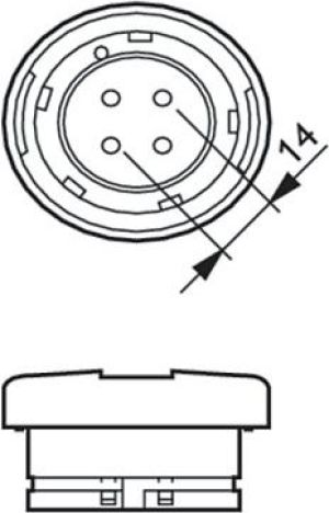 Świetlówka kompaktowa Philips PL-R Eco GR14q-1 17W (8711500266040) 2