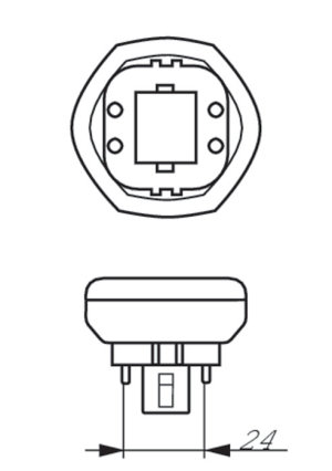 Świetlówka kompaktowa Philips Master PL-T GX24q-4 42W (8711500611376) 2