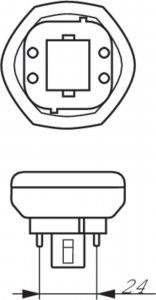 Świetlówka kompaktowa Philips PHILIPS - Master PL-T 26W/830 GX24q-3 4pin - 8711500611208 2