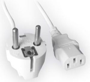 Kabel zasilający Gembird VDE Euro/IEC C13 1,8m (PC-186W-VDE) 1