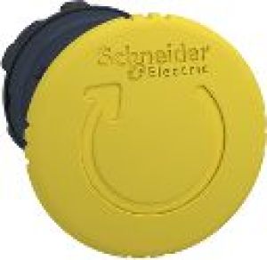 Schneider Electric Napęd przycisku grzybkowego żółty przez obrót (ZB5AS55) 1