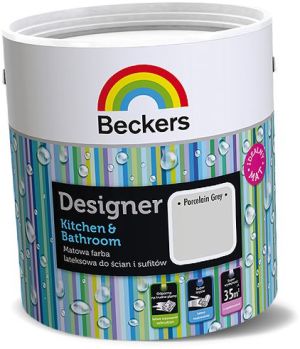BECKERS Farba lateksowa Designer Kitchen & Bathroom white 2,5L 1