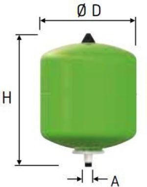 Reflex Naczynie wzbiorcze do wody użytkowej DD 8L (7308000) 2