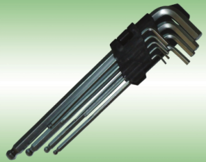 KTW Euro Zestaw kluczy imbusowych hex typ L 1,5-10mm z kulką 9szt. (DR-3016) 1