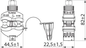 Ensto Zacisk przebijający izolację SLIW54 16-120mm 2