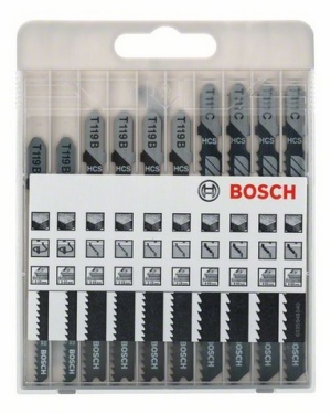 Bosch Zestaw brzeszczotów do wyrzynarek Basic for Wodd 10szt. (2607010629) 1