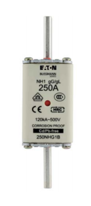 Eaton Wkładka bezpiecznikowa NH01 500V 6A (6NHG01B) 1