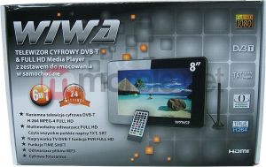 Telewizor Wiwa Telewizory LCD >> Telewizor 8" LCD DVB-T WIWA HD-108 & Full HD Player (HD-108) - RTVWIWTLC0001 2