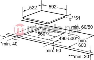 Płyta grzewcza Bosch PIE611T14E 2