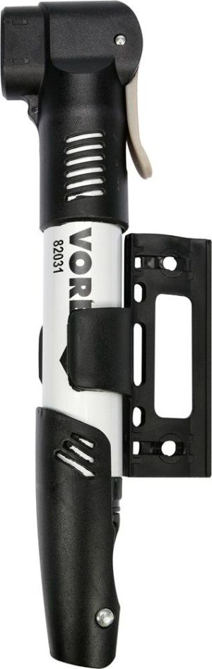Vorel Pompka rowerowa teleskopowa aluminiowa podwójna głowica + uchwyt do ramy + końcówki (82031) 3