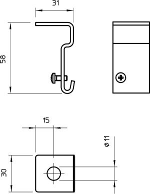 Bettermann Łącznik boczny ocynkowany SH M10 FS (6015336) 2