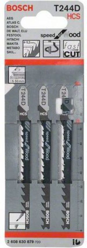 Bosch Brzeszczot do wyrzynarek T 244 D 100mm 3szt. (2608630879) 2