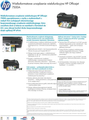 Urządzenie wielofunkcyjne HP Officejet 7500 A3+ eAiO (C9309A) 3
