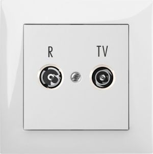 Elektro-Plast Gniazdo R-TV końcowe biał (1452-10) 1
