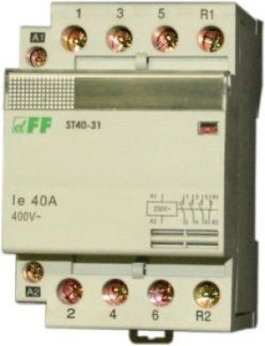 F&F Stycznik modułowy 40A 3Z 1R 230V AC (ST40-31) 1