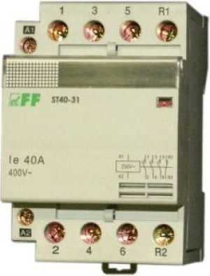 F&F Stycznik modułowy 40A 4Z 0R 24V AC (ST40-40/24) 1