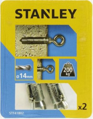 Stanley Kotwa do materiałów pełnych Fatmax z hakiem 14 x 50mm 2szt. (STF41802-XJ) 1