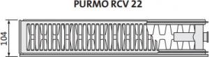 Purmo Grzejnik Ramo Ventil Compact RCV22 600 x 600mm (F0G2206006011300) 1