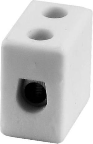 Simet Złączka gwintowa porcelanowa 10mm 1 tor biała (80721516) 1