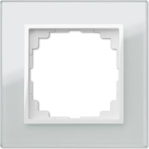 Elektro-Plast Ramka Sentia 1-krotna szklana biała (1471-62) 1