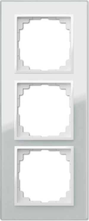 Elektro-Plast Ramka Sentia 3-krotna szklana biała (1473-62) 1