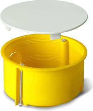 Elektro-Plast Puszka podtynkowa do ścian karton gips 80mm żółty (0209-0N) 1