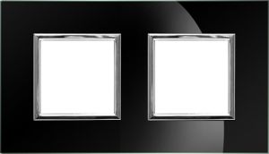 KOS Ramka podwójna Dante szklana Black Glass (4509182) 1