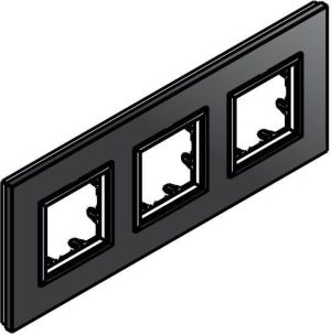KOS Ramka potrójna Dante szklana Black Glass (4509183) 2