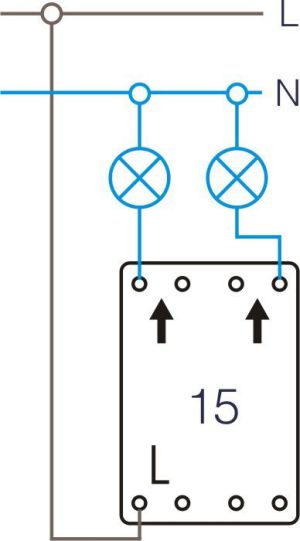 KOS Łącznik podwójny Vena świecznikowy biały (510415) 2